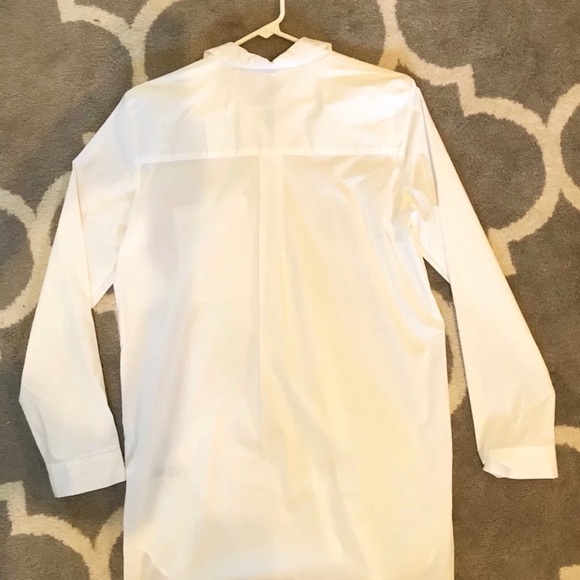 Rafaella Studio White Button-Down Blouse - Picture 4 of 4